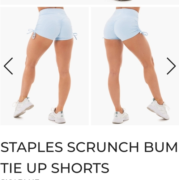 Ryderwear scrunch bum shirts Size S in pale blue - Picture 2 of 6